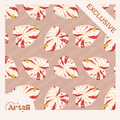 Variegated Anthurium Repeat Surface Pattern #105
